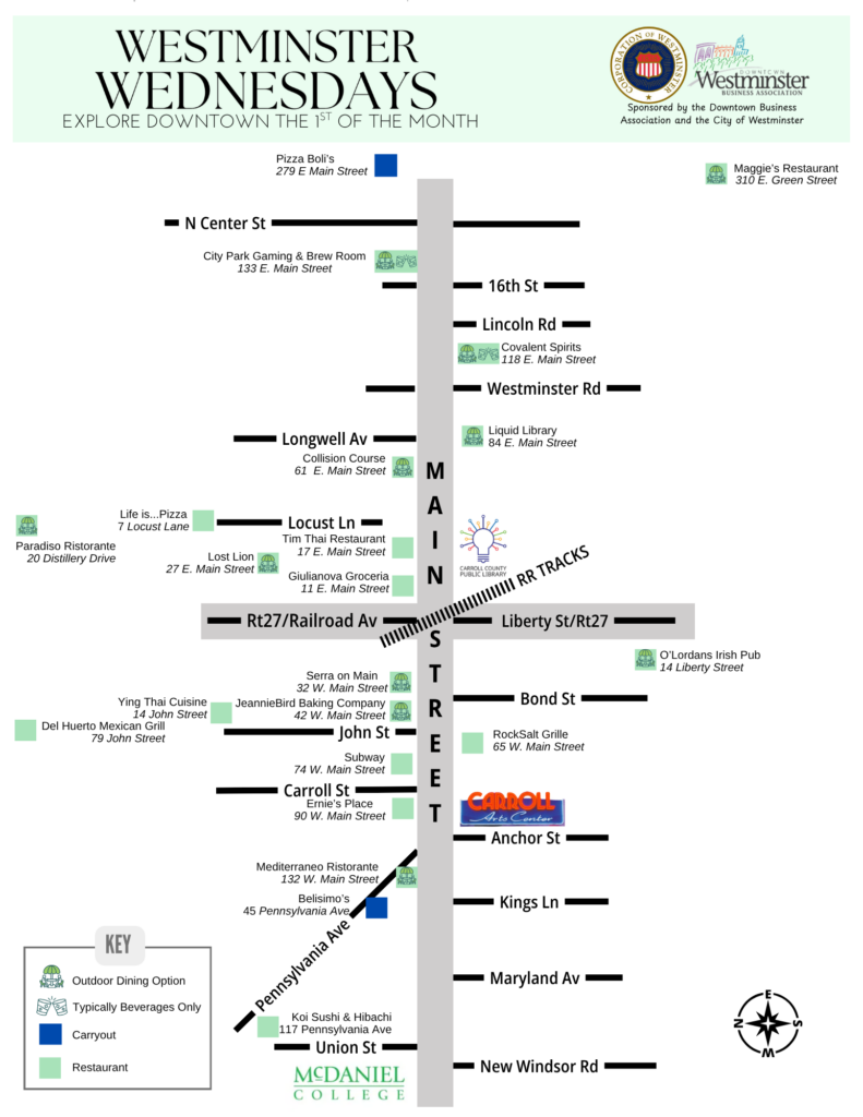 Map of Participating Restaurant and Bar Locations